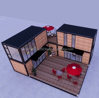 Modern Design 20 Foot Extendable Flat Pack Modular Home Prefab Sandwich Panel Shipping 3 Bedroom Container House for Hotel