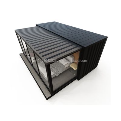 Portable Foldable Modern Office Container Accommodation Cabin Prefab 20ft Container House with Aluminum Alloy Windows