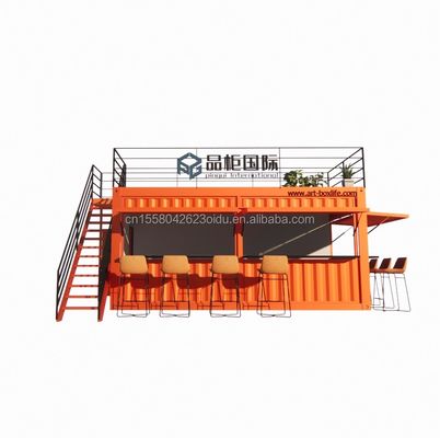 Affordable 20ft or 40ft Shipping Container Prefabricated Shops Stores with Aluminum Alloy Windows