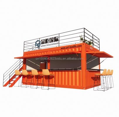 Affordable 20ft or 40ft Shipping Container Prefabricated Shops Stores with Aluminum Alloy Windows