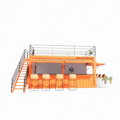 Affordable 20ft or 40ft Shipping Container Prefabricated Shops Stores with Aluminum Alloy Windows