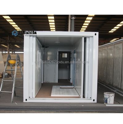 Fully-equipped 20FT Foldable Prefabricated Container House with 2 Bedrooms Aluminum Alloy Windows