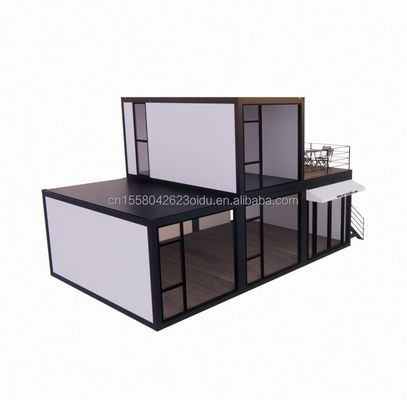 Modern Design 40ft Luxury Prefabricated Container Homes with Aluminum Alloy Windows and Modern Living
