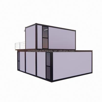Modern Design 40ft Luxury Prefabricated Container Homes with Aluminum Alloy Windows and Modern Living