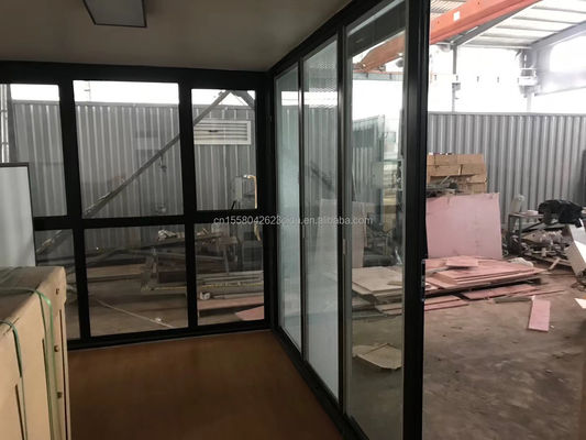 20ft Portable Foldable Container Cabin House with Customized Color and Galvanized Steel Square Tubes