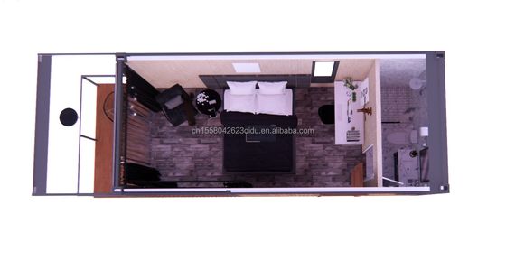 Accomodation Folding Prefabricated Homes with Customized Color Container House