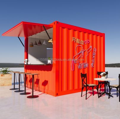 Steel Structure Frame Welded Modern Design Style 20ft Simple and Luxurious Garden House Flat Packaging Assembled Container Mobile House
