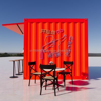Steel Structure Frame Welded Modern Design Style 20ft Simple and Luxurious Garden House Flat Packaging Assembled Container Mobile House