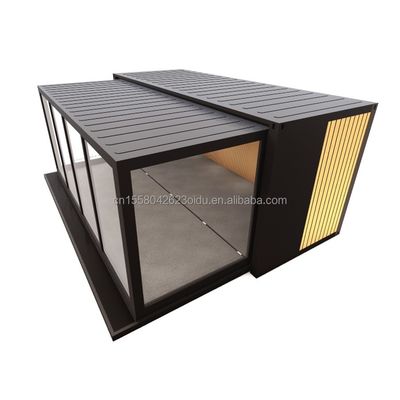 Hotel Fully Furnished Shipping Container Home Modern Style Prefab House with Steel Frame and Galvanized Steel Bending