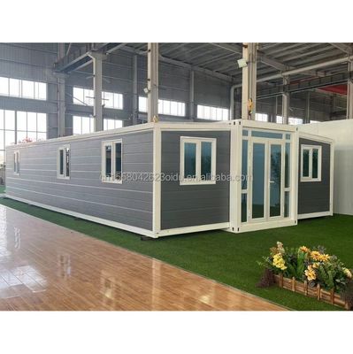 Customized Color 40ft 20ft Prefab Container House 3 Bedroom Movable Foldable Expandable Steel Sandwich Panel Outdoors