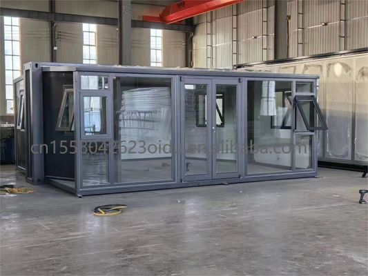 Customized Color 40ft 20ft Prefab Container House 3 Bedroom Movable Foldable Expandable Steel Sandwich Panel Outdoors