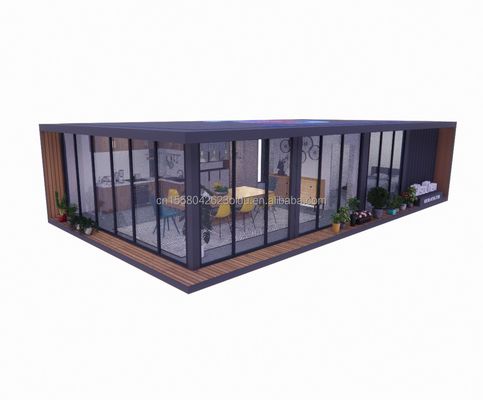 Family Housing Solution 20FT Combination Flat Packaging Container with 2 Rooms and 3 Bedrooms Hotel Style