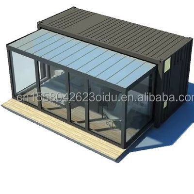 2 Bedroom Expandable Container House Prefab Steel Modular Tiny Home for Outdoor in Customized Color and 20ft or 40ft Size