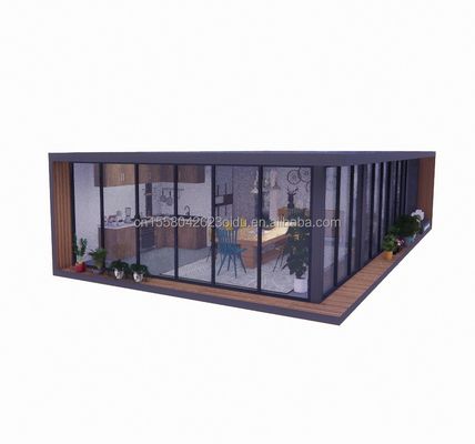 Family Housing Solution 20FT Combination Flat Packaging Container with 2 Rooms and 3 Bedrooms Hotel Style
