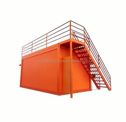 20ft Custom Flat Packaging Quick Installation Wooden Container Prefabricated House Garden Bar with Galvanized Steel Square Tubes