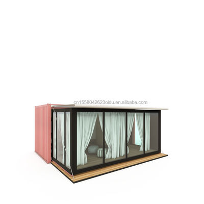 20ft Luxury Prefabricated Expandable Container House Ready Made Flat Pack Villa with Customized Color and Shipping Cost