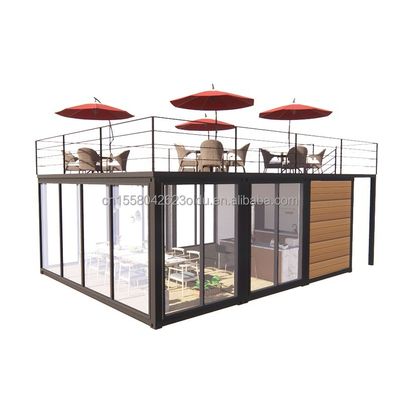 20ft or 40ft Modular Container Small Kitchen Garden House Customized Color Prefabricated Warehouse for Country Marke