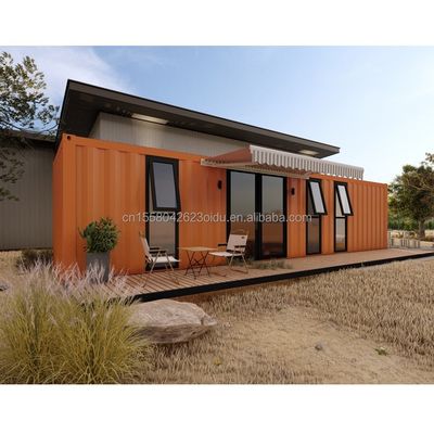 Galvanized Steel Square Tubes Main Structure Outdoor Modern Steel Modular Expandable 20ft/40ft Portable Container House