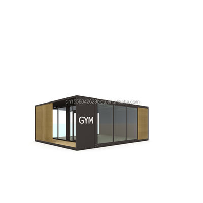 20ft Deluxe Prefabricated Room Prefabricated Container Villa with Wall 50/75/100mm Wave Sandwich Panel