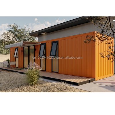 Galvanized Steel Square Tubes Main Structure Outdoor Modern Steel Modular Expandable 20ft/40ft Portable Container House