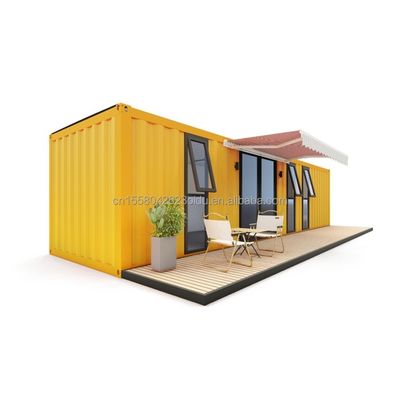 Galvanized Steel Square Tubes Main Structure Outdoor Modern Steel Modular Expandable 20ft/40ft Portable Container House