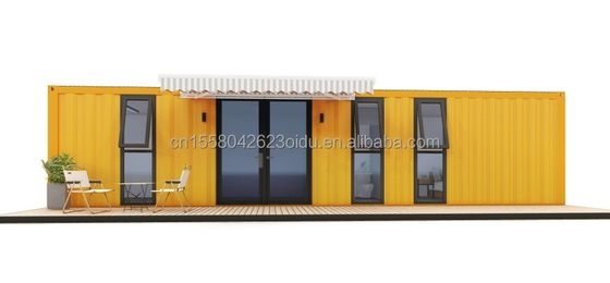 Galvanized Steel Square Tubes Main Structure Outdoor Modern Steel Modular Expandable 20ft/40ft Portable Container House