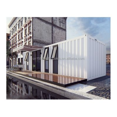 Galvanized Steel Square Tubes Main Structure Outdoor Modern Steel Modular Expandable 20ft/40ft Portable Container House