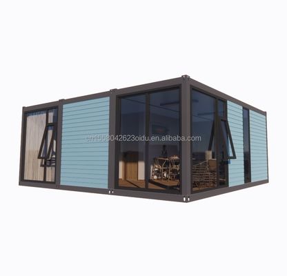 20ft Fast Build Prefab Hotel House Modular Folding Container House for Camping and Foldable Garden