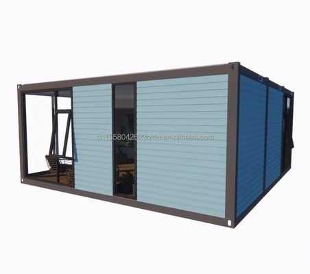 20ft Fast Build Prefab Hotel House Modular Folding Container House for Camping and Foldable Garden