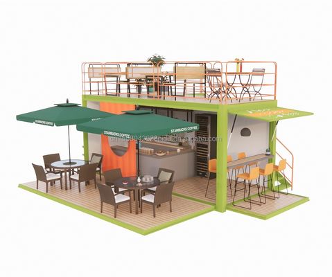 20ft Fast Build Prefab Hotel House Modular Folding Container House for Camping and Foldable Garden