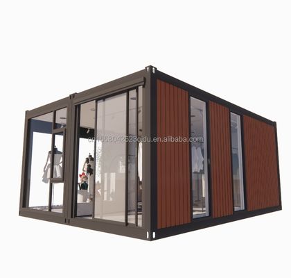 Wall 100mm Wave Sandwich Panel Hotel Container Store Customizable Flat Packaging Quick Installation Prefabricated House