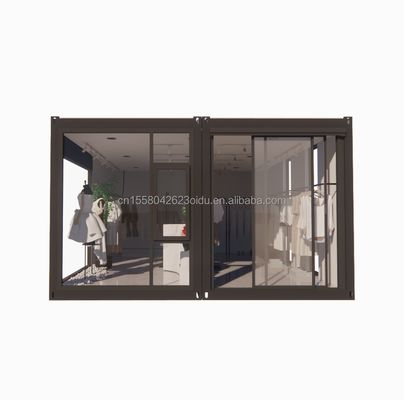 Wall 100mm Wave Sandwich Panel Hotel Container Store Customizable Flat Packaging Quick Installation Prefabricated House