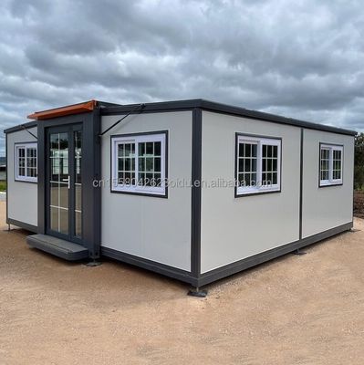 Main structure Galvanized Steel Square Tubes Prefabricated Tiny Container House in Customized Color for Outdoor Living