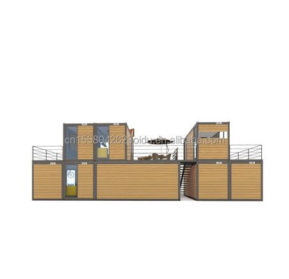 Modern Design 20ft or 40ft Food Bar Cafe Supermarket Store Container Store Customizable Flat Package Prefabricated House
