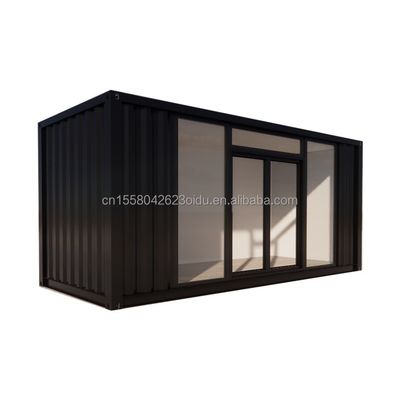 Hotel Assembled Flat-Package 20ft Container Mobile House Frame Sandwich Panel and Luxury Prefabricated House at Discount