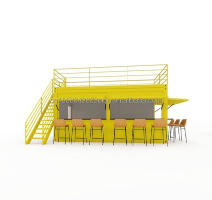 Hotel Assembled Flat-Package 20ft Container Mobile House Frame Sandwich Panel and Luxury Prefabricated House at Discount