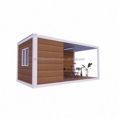 Steel Structure Frame Welded 20ft Flat Pack Assembled Container Mobile House for Hotel Simple and Luxurious Garden House