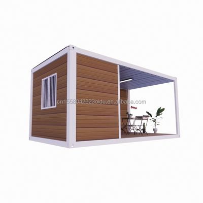 Steel Structure Frame Welded 20ft Flat Pack Assembled Container Mobile House for Hotel Simple and Luxurious Garden House