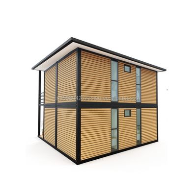 Aluminum Alloy Windows Modified Shipping Container Prefabricated Wooden Leisure Homes for Countryyard Family Vacation