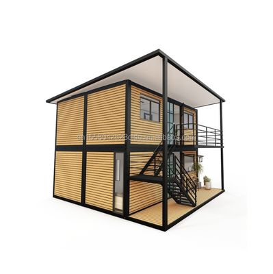 Aluminum Alloy Windows Modified Shipping Container Prefabricated Wooden Leisure Homes for Countryyard Family Vacation