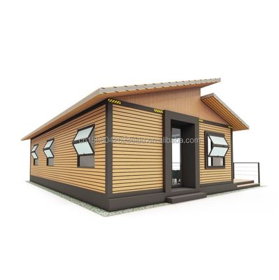 Aluminum Alloy Windows Modified Shipping Container Prefabricated Wooden Leisure Homes for Countryyard Family Vacation
