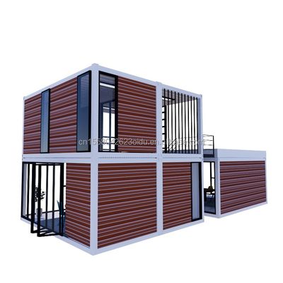 20ft Portable Kiosk Modified Prefab Modular Coffee Shop Shipping Container Bar tiny house 3 bedroom designed for Hotel