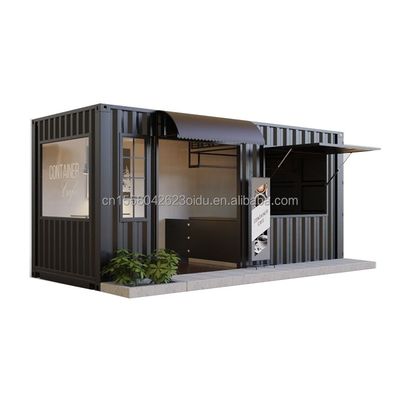 Prefab Sandwich Panel Container Restaurant 20ft 40ft Modular House Homes for Custom Mobile Shipping Bar in Coffee Shops