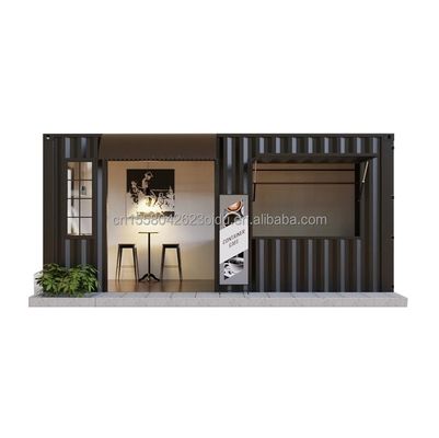 Prefab Sandwich Panel Container Restaurant 20ft 40ft Modular House Homes for Custom Mobile Shipping Bar in Coffee Shops