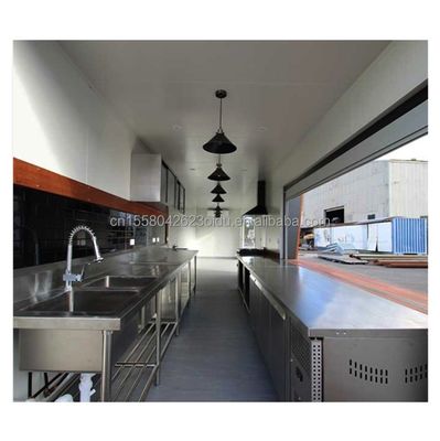 Customized Color Pop Up Shop Container Bar Food Stop Clothing Store Fashion Shop Portable Coffee Bar Cafe Shop Modern Design