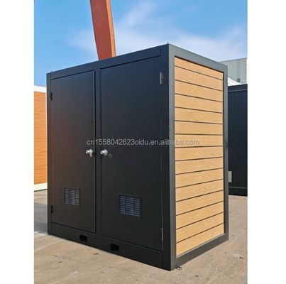 Wall 50/75/100mm Wave Sandwich Panel 20ft or 40ft Luxury Portable Shower Cabin for House or Apartment Bathroom Restroom