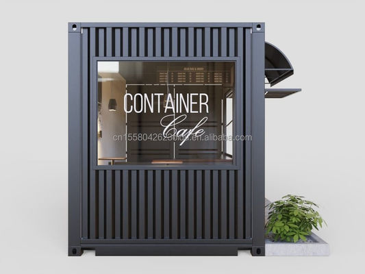 Prefab Sandwich Panel Container Restaurant 20ft 40ft Modular House Homes for Custom Mobile Shipping Bar in Coffee Shops