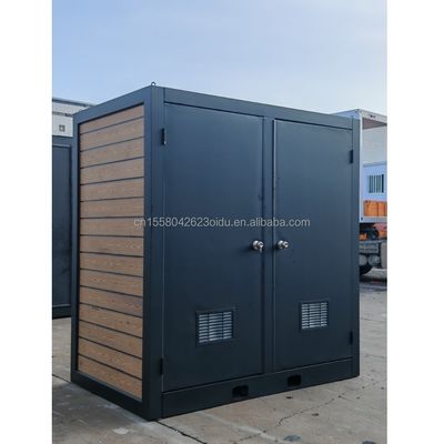 Wall 50/75/100mm Wave Sandwich Panel 20ft or 40ft Luxury Portable Shower Cabin for House or Apartment Bathroom Restroom