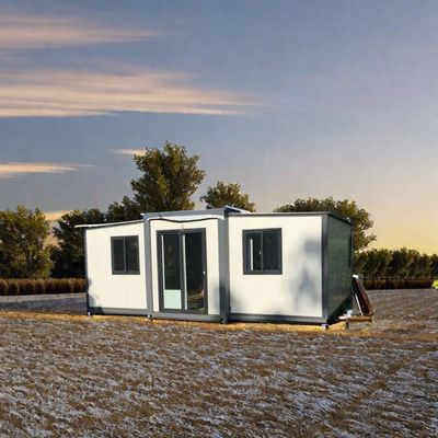 40 FT Modern Design Prefabricated Homes Outdoor Foldable Container House with Sandwich Panel and Aluminum Alloy Windows