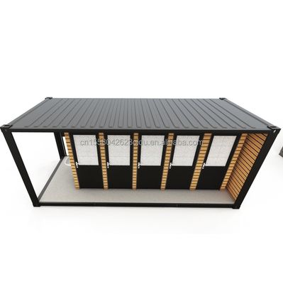 Galvanized Steel Bending 180g Profabricated Modern Outdoor House-Steel and Sandwich Panel Modified Shipping Container Toilet Container